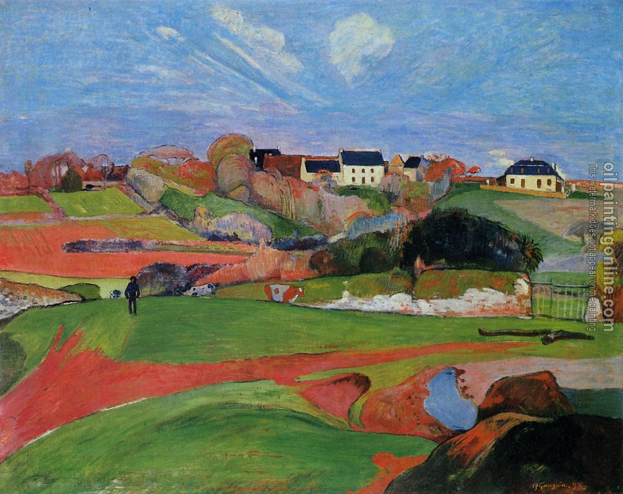 Gauguin, Paul - Fields at le Pouldu